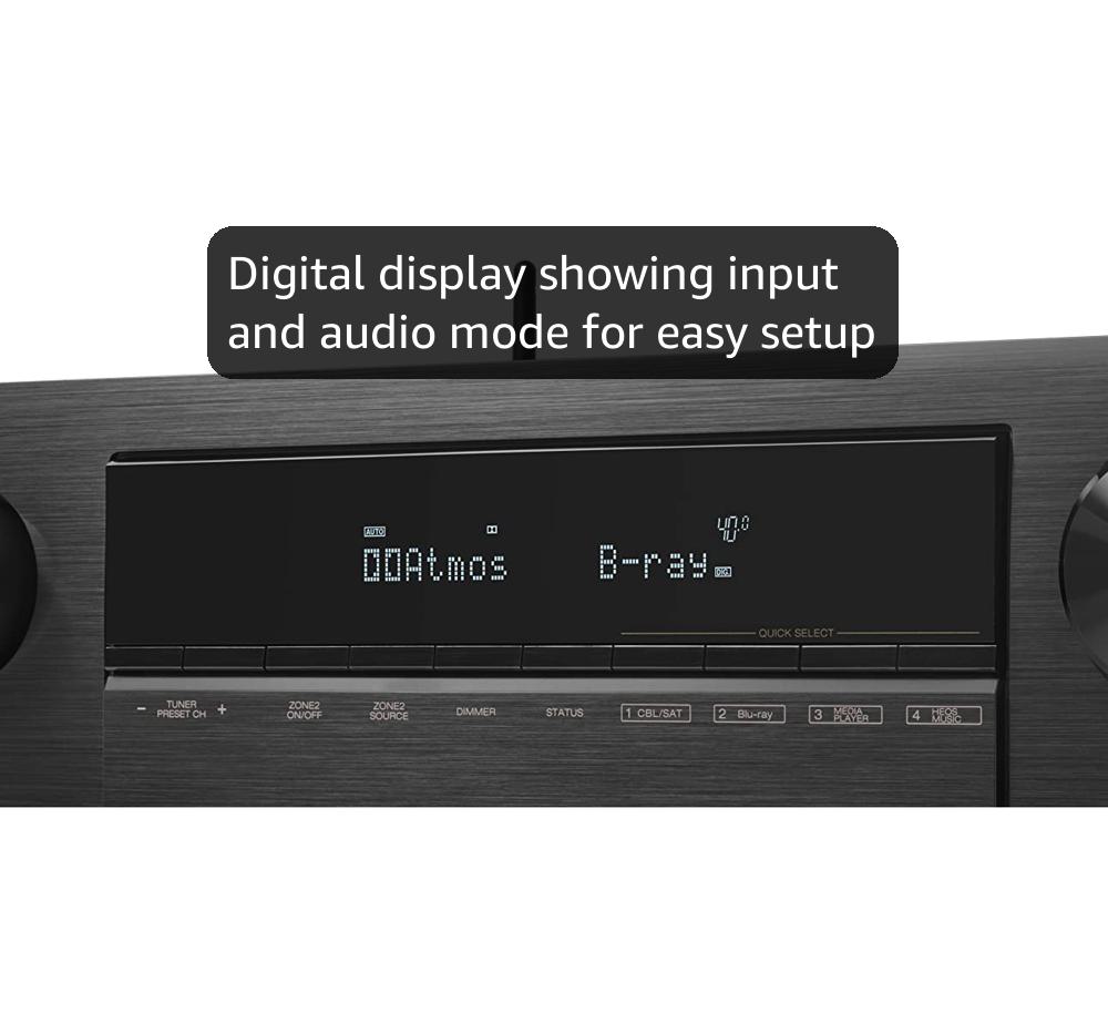 Amazon.com: Denon AVR-X1700H 7.2ch 8K Home Theater Receiver with